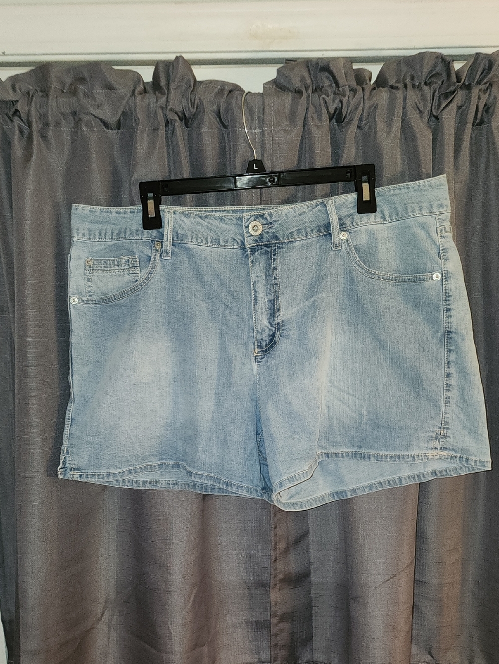 Faded Glory Light Wash Denim Shorts